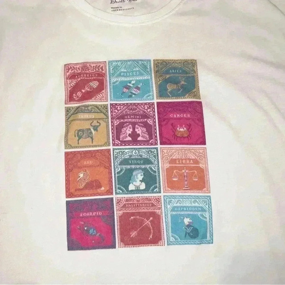 Anthropologie Danielle Kroll Zodiac Tee, size M - Picture 5 of 7